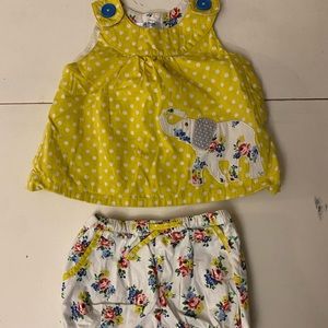 Baby Boden Elephant Set, 3-6M